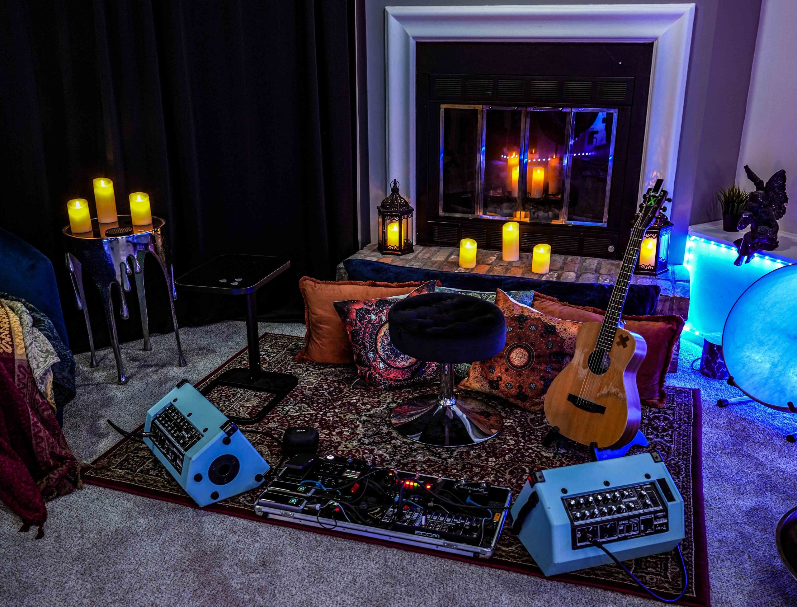 A Musician's Creative Journey: Week 19 – Finding the Light 8 Kelly Richey Mobile Acoustic Guitar Rig