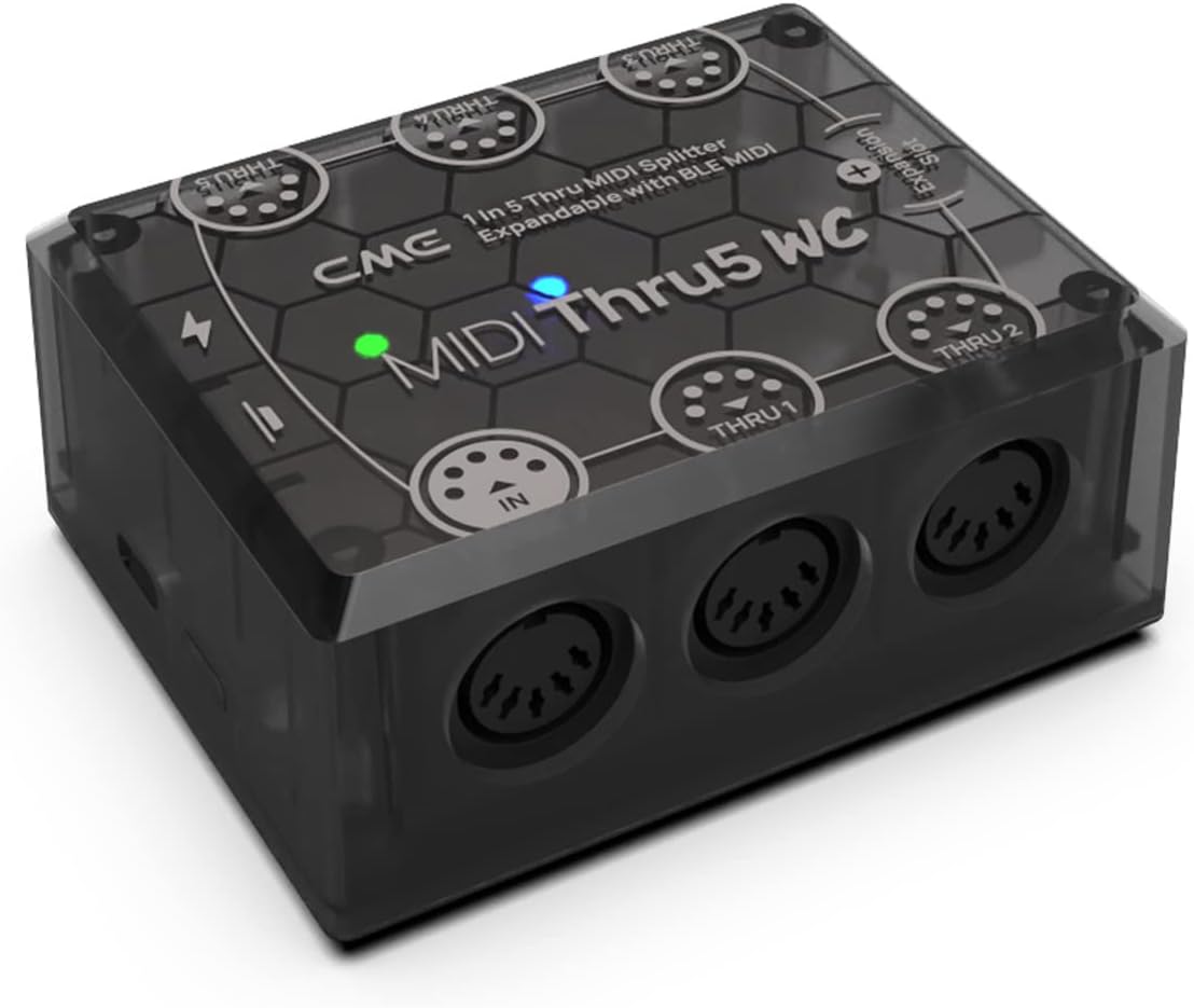 CME MIDI Thru5 WC 1-in-5-out MIDI Thru | 5-pin DIN, High-speed