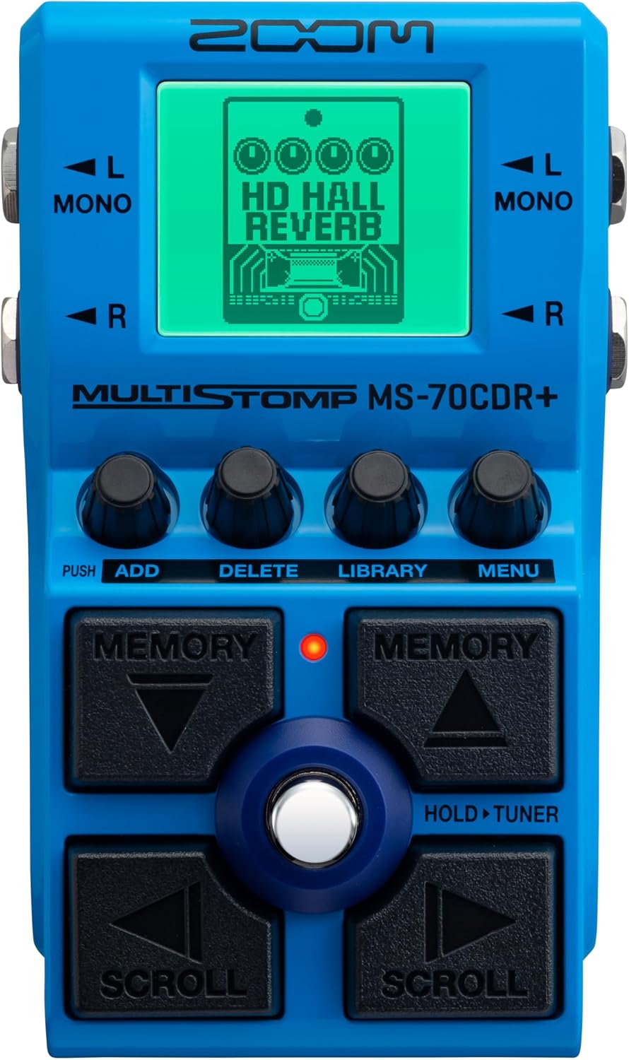 Zoom MS-70CDR+ MultiStomp Guitar Effects Pedal for Guitarists