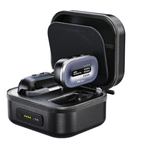 Acoustic Guitar LiveXvive AC58 Wireless Guitar System 5.8GHz, A58 Guitar Wireless System with Charging Case for Active or Passive Pickup Electric/Acoustic Bass Guitar Performance Rig