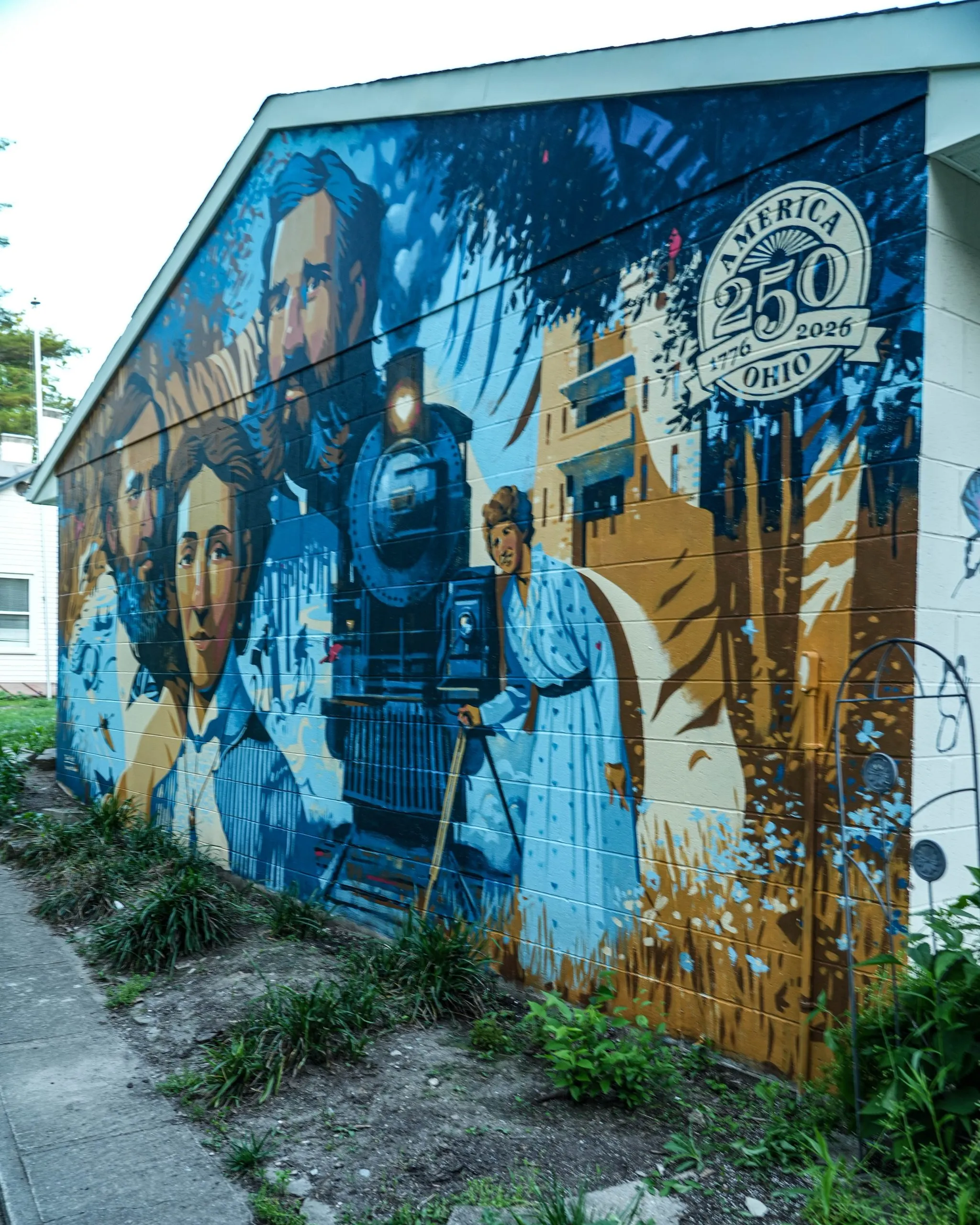 A Musician's Creative Journey Week 22 - a mural celebrating America's 250th anniversary