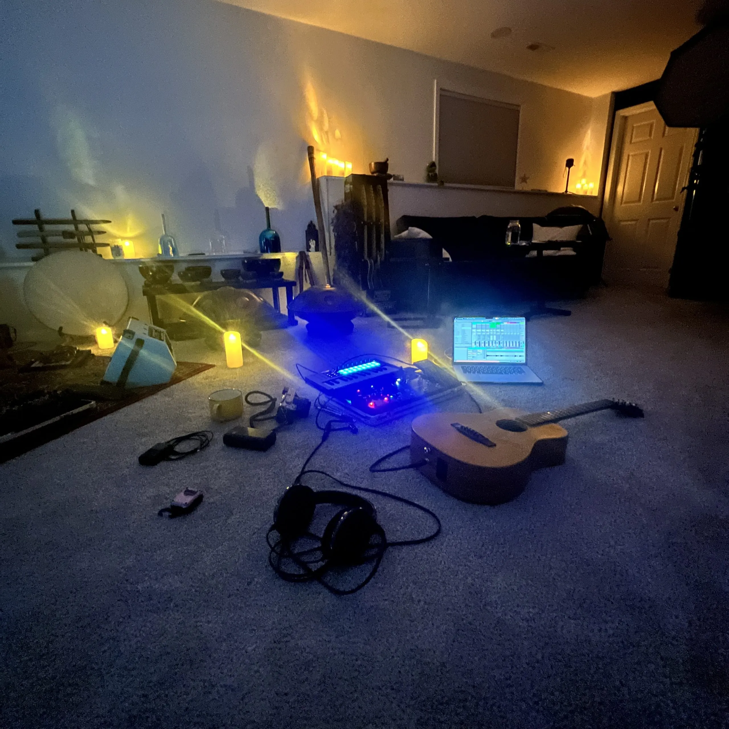 A Musician's Creative Journey Week 22 - Power Outage, Candle Light and Ambient Music